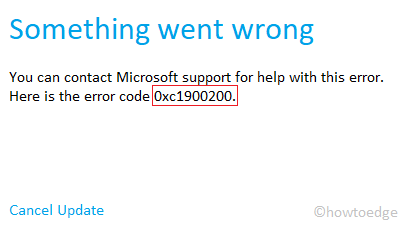 How to Fix Windows 10 Update Error Code 0xC1900209