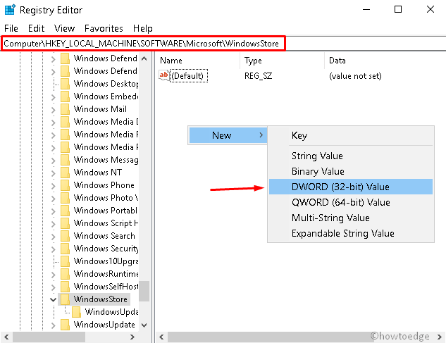 Disable Microsoft Store apps