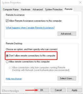 Enable or Disable Remote Desktop on Windows 10 - [3 Ways]