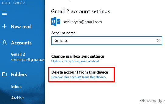 Mail error code 0x80072746