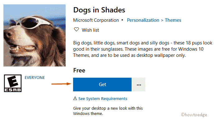 Dogs in Shades themes
