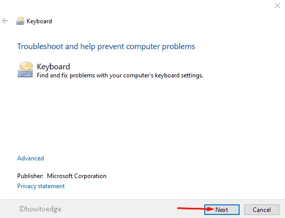Code 3 : Troubleshoot