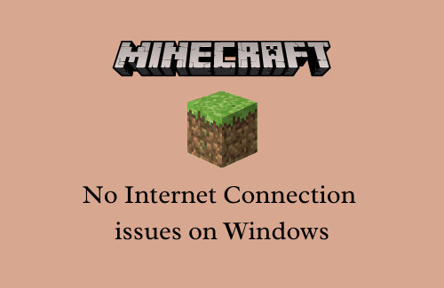 Исправить проблемы Minecraft без подключения к Интернету в Windows