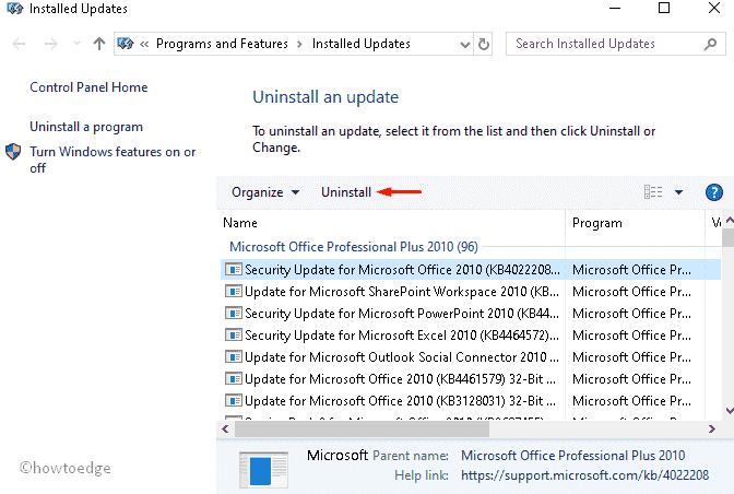 Update Error 0x800F0816 