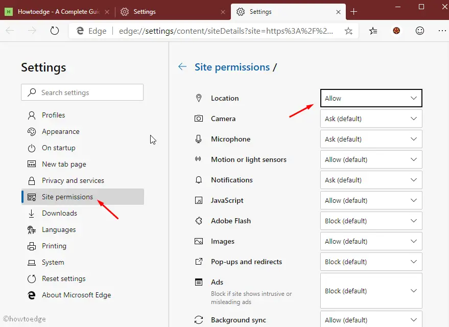how to block a website on edge how to block a website on edge