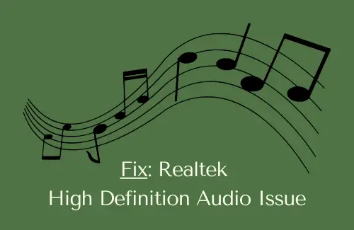 Как исправить проблему со звуком высокой четкости Realtek
