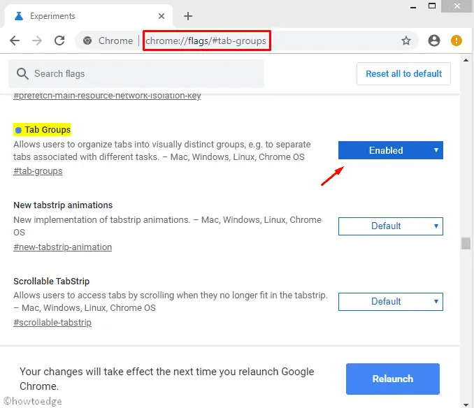How to enable tab grouping on Chrome Canary browser Howtoedge