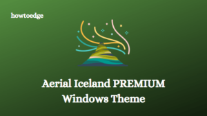 Aerial Iceland PREMIUM Windows Theme