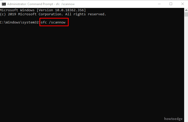 Run the System File Checker on Windows 10