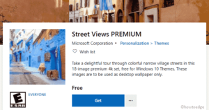 Street Views Premium Windows 10 Theme