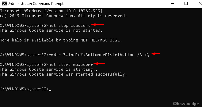 Ошибка обновления 0x80240034