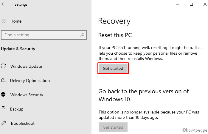 Ошибка обновления 0x800f0988