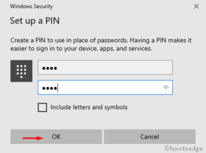 Enable or Disable Hello PIN