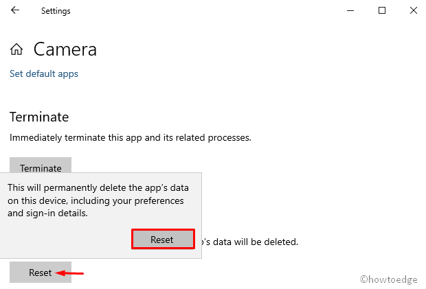 Камера не работает ошибка 0xA00F4243