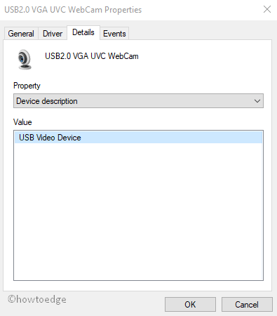 Камера не работает