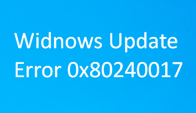 Ошибка 0x80240017 в Windows 10