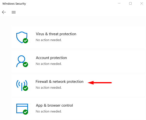 Firewall & network protection