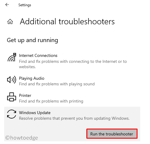 Windows Update Troubleshooter - Update Error 80004002