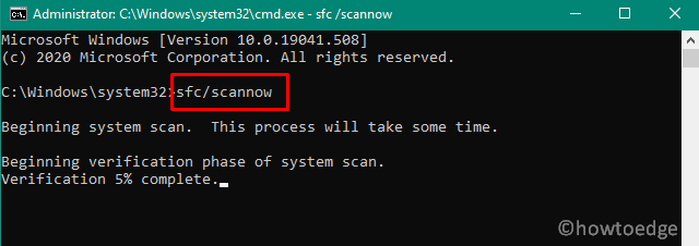 SFC /Scannow - Error 0xc000009c 