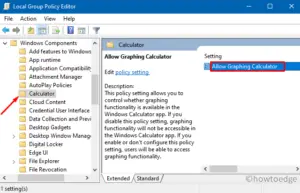 Enable or Disable Calculator's Graphing Mode in Windows 10