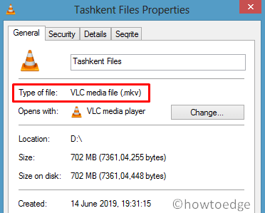 Music or Video Error 0xc00d36c4 - Check File extension