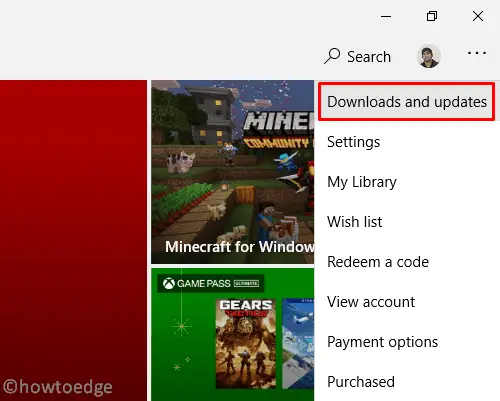 Store Error 0x87e00017 - Downloads and Updates