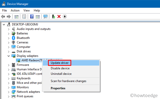 Camera Error 0xa00f4292 - Update Graphics driver