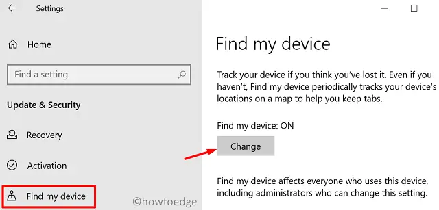 Найти мое устройство
