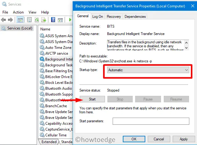 Код ошибки 0xc004f075 - перезапустить службы