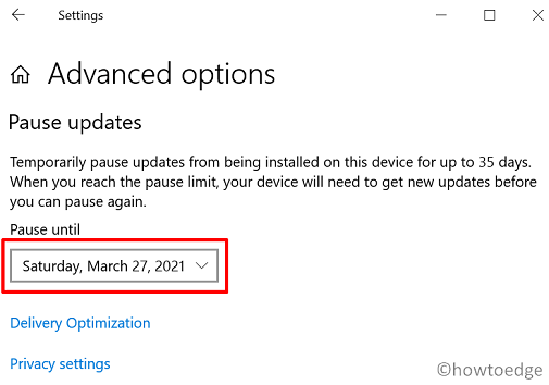 Исправить ошибку обновления 0x80070541 - приостановить обновления
