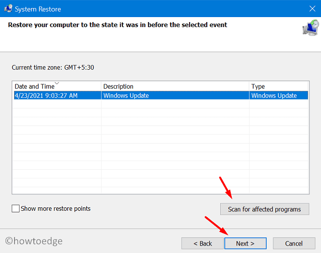 PIN Error Code 0xd000a002 - System Restore