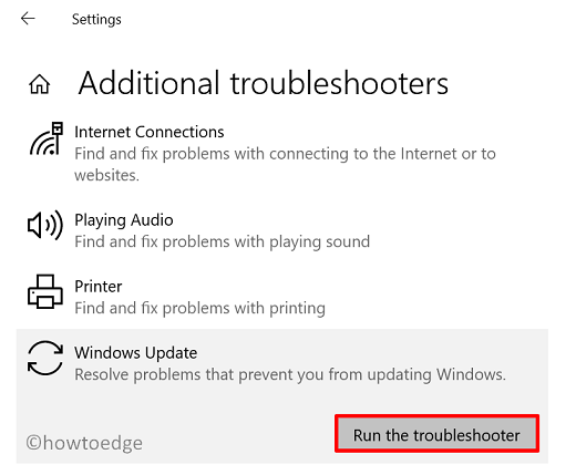 Windows Update Troubleshooter - Error 0x8007139f