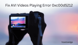 Fix AVI Videos Playing Error 0xc00d5212