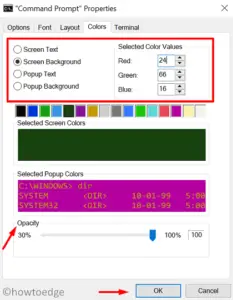 How to Personalize Command Prompt Background and Text Color