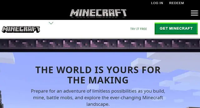 Get Free Trial - Minecraft on Windows 11