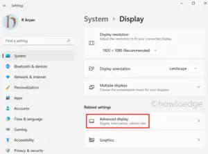 How to Change Monitor Refresh Rate in Windows 11