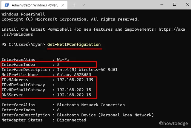 assign ip address command line windows