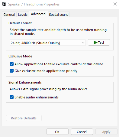 Fix Realtek Audio issues