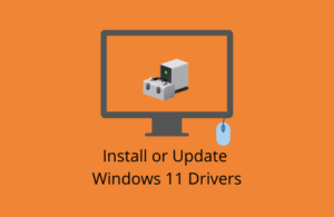 Install or Update Drivers Windows 11
