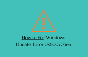 How to Fix Update Error 0xc1900101-0x30018 in Windows