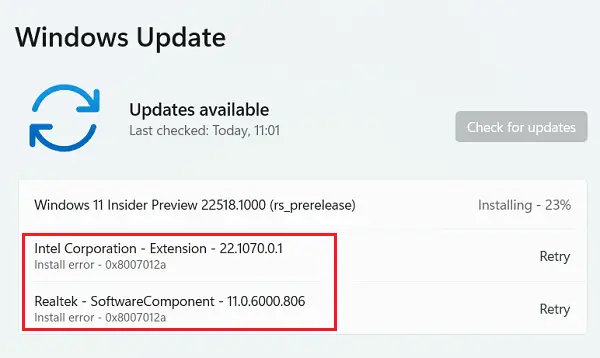 How to Fix Install Error 0x8007012a on Windows 11 or 10