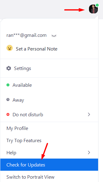 Видеофильтры Zoom — проверить наличие обновлений