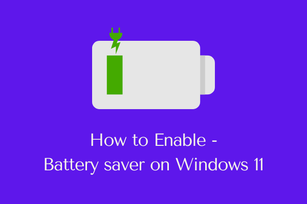 Включить энергосбережение в Windows 11