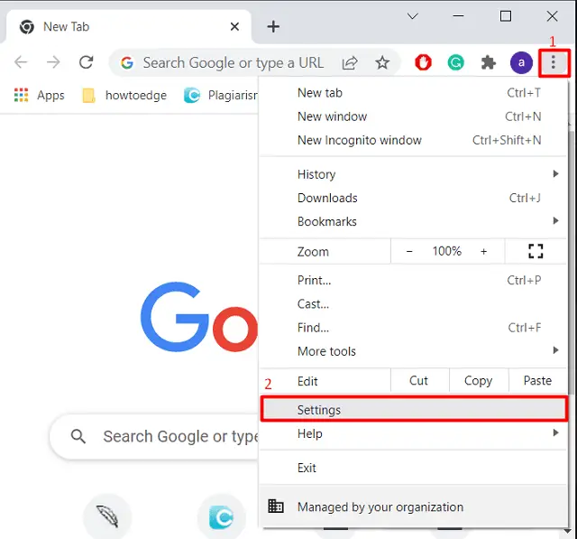 Хром – Настройки