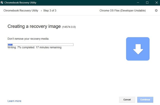 Загрузка Google Chrome OS Flex