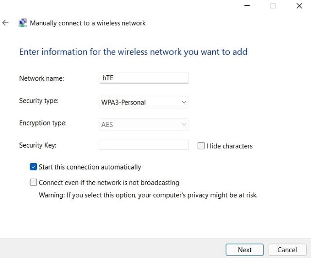 Добавить и подключиться к сети Wi-Fi через панель управления