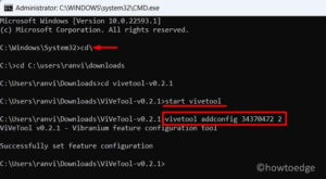 enable Tabs in File Explorer via CMD