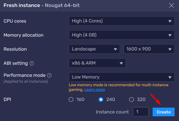 Настройка свежего экземпляра на BlueStacks - Черный экран на BlueStacks