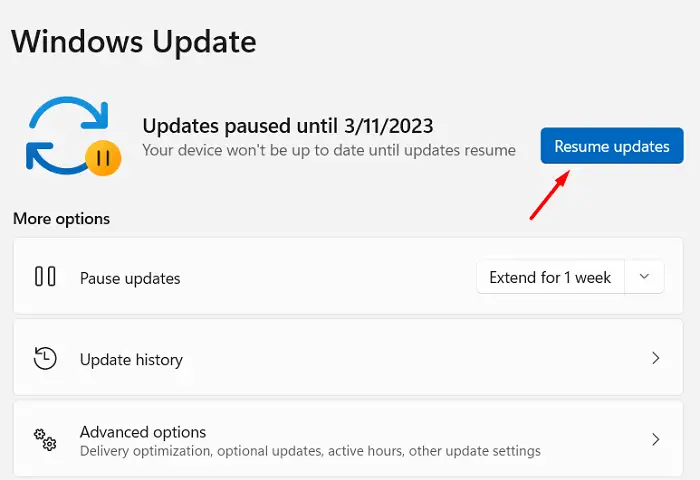 Latest Windows 11 Update Problems - Resume Updates To Install 