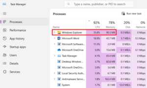 Windows Explorer High CPU Usage